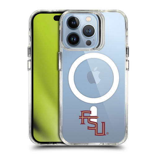 Florida State University FSU Florida State University Minimalist SHOCKPROOF BUMPER CASE COMPATIBLE WITH Apple iPhone 13 Pro & MAGSAFE