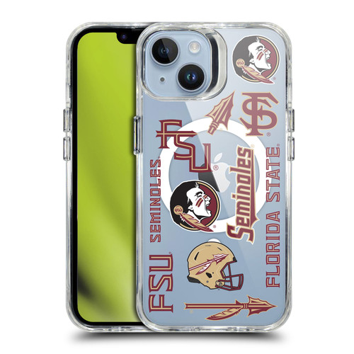 Florida State University FSU Florida State University Icons SHOCKPROOF BUMPER CASE COMPATIBLE WITH Apple iPhone 14 & MAGSAFE