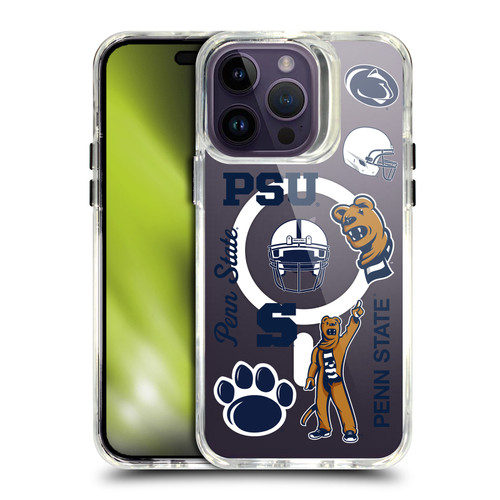 Pennsylvania State University PSU The Pennsylvania State University Icons SHOCKPROOF BUMPER CASE COMPATIBLE WITH Apple iPhone 14 Pro Max & MAGSAFE