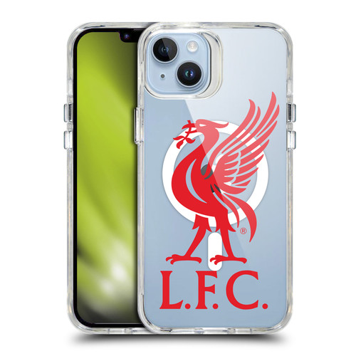 Liverpool Football Club Logo Icon Liverbird Oversized SHOCKPROOF BUMPER CASE COMPATIBLE WITH Apple iPhone 14 Plus & MAGSAFE Liverpool Football Club Logo Icon Liverbird Oversized SHOCKPROOF BUMPER CASE COMPATIBLE WITH Apple iPhone 14 Plus & MAGSAFE
