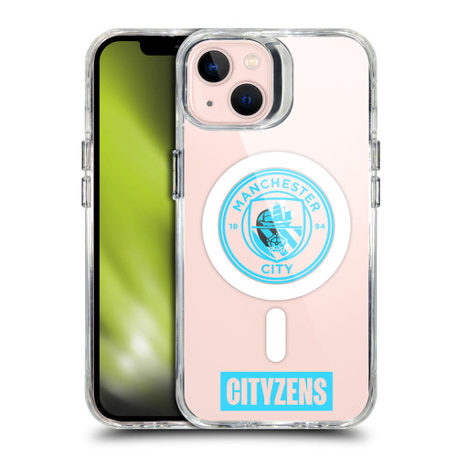 Manchester City Man City FC Logo Icon Cityzens SHOCKPROOF BUMPER CASE COMPATIBLE WITH Apple iPhone 13 & MAGSAFE
