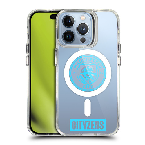 Manchester City Man City FC Logo Icon Cityzens SHOCKPROOF BUMPER CASE COMPATIBLE WITH Apple iPhone 13 Pro & MAGSAFE