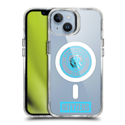 Manchester City Man City FC Logo Icon Cityzens SHOCKPROOF BUMPER CASE COMPATIBLE WITH Apple iPhone 14 & MAGSAFE
