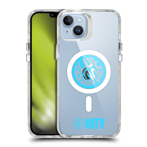 Manchester City Man City FC Logo Icon Blue Moon SHOCKPROOF BUMPER CASE COMPATIBLE WITH Apple iPhone 14 Plus & MAGSAFE