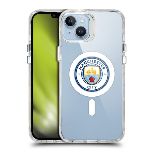 Manchester City Man City FC Logo Icon Crest SHOCKPROOF BUMPER CASE COMPATIBLE WITH Apple iPhone 14 Plus & MAGSAFE