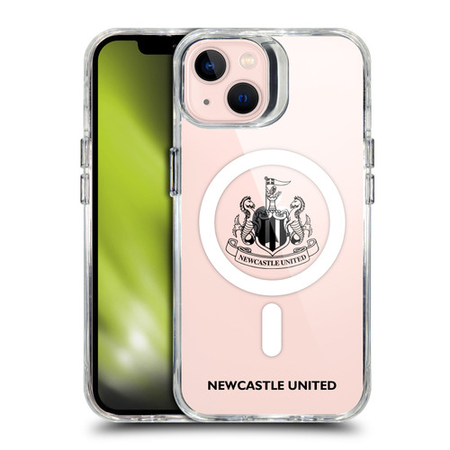 Newcastle United Football Club Logo Icon Crest Logotype Black SHOCKPROOF BUMPER CASE COMPATIBLE WITH Apple iPhone 13 & MAGSAFE