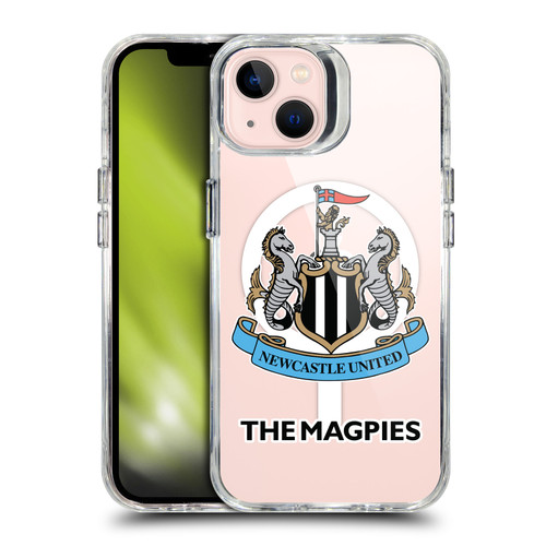 Newcastle United Football Club Logo Icon The Magpies Oversized SHOCKPROOF BUMPER CASE COMPATIBLE WITH Apple iPhone 13 & MAGSAFE