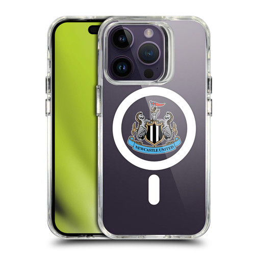 Newcastle United Football Club Logo Icon Crest SHOCKPROOF BUMPER CASE COMPATIBLE WITH Apple iPhone 14 Pro & MAGSAFE