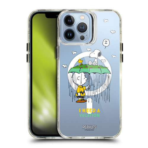 Peanuts Snoopy & Friends Charlie Brown & Woodstock SHOCKPROOF BUMPER CASE COMPATIBLE WITH  & MAGSAFE Apple iPhone 13 Pro Max