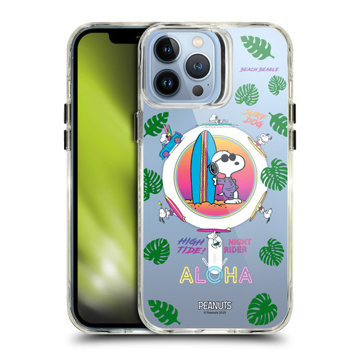 Peanuts Snoopy & Friends Tropical Surf SHOCKPROOF BUMPER CASE COMPATIBLE WITH  & MAGSAFE Apple iPhone 13 Pro Max