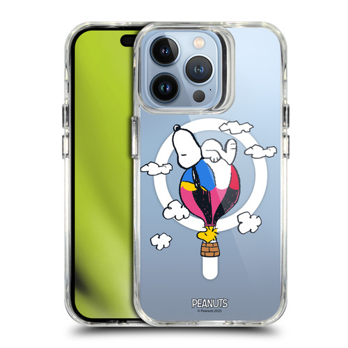 Peanuts Snoopy & Friends Woodstock Balloon SHOCKPROOF BUMPER CASE COMPATIBLE WITH Apple iPhone 13 Pro & MAGSAFE