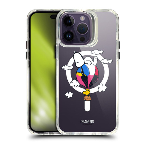 Peanuts Snoopy & Friends Woodstock Balloon SHOCKPROOF BUMPER CASE COMPATIBLE WITH Apple iPhone 14 Pro Max & MAGSAFE