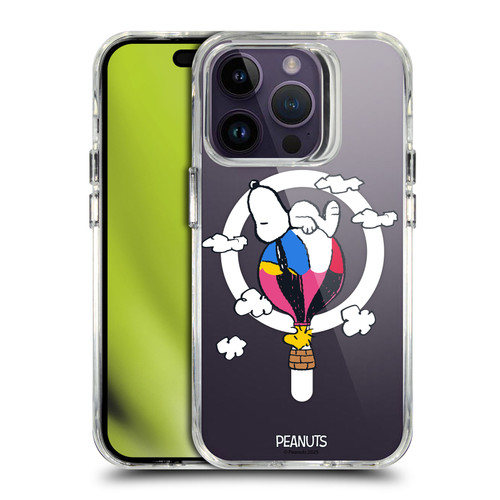 Peanuts Snoopy & Friends Woodstock Balloon SHOCKPROOF BUMPER CASE COMPATIBLE WITH Apple iPhone 14 Pro & MAGSAFE