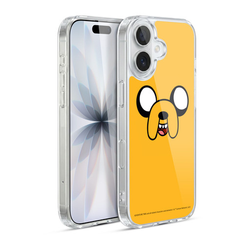 Adventure Time Graphics Jake The Dog Soft Gel Case for Apple iPhone 17
