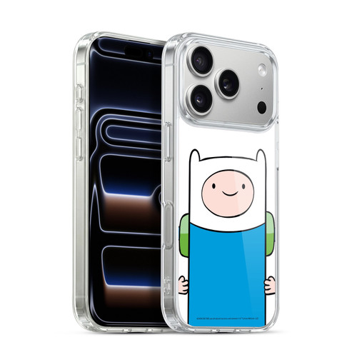 Adventure Time Graphics Finn The Human Soft Gel Case for Apple iPhone 17 Pro