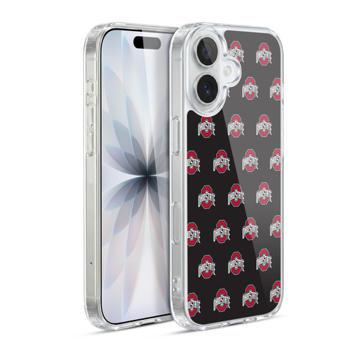 Ohio State University Logo Pattern Soft Gel Case for Apple iPhone 17