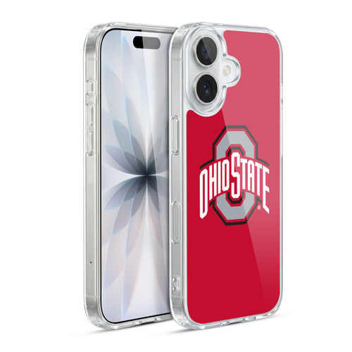 Ohio State University Logo Plain Soft Gel Case for Apple iPhone 17