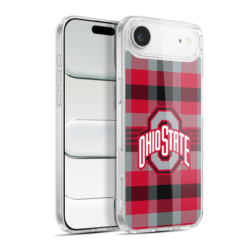 Ohio State University Logo Plaid Soft Gel Case for Apple iPhone 17 Air