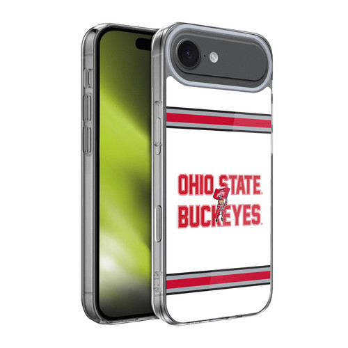 Ohio State University Logo White Stripes Soft Gel Case for Apple iPhone 17 Air