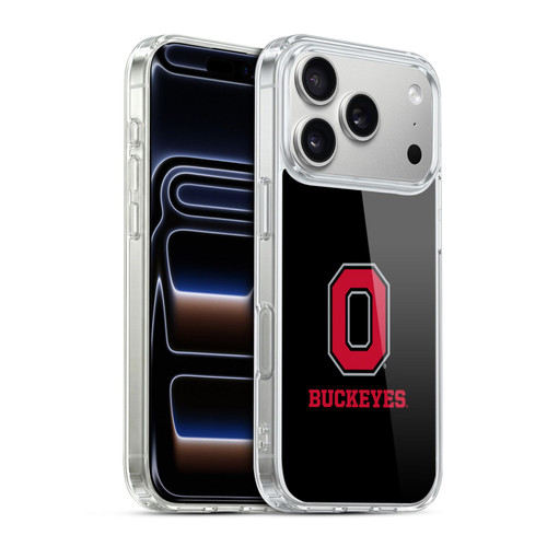 Ohio State University Logo Black Soft Gel Case for Apple iPhone 17 Pro