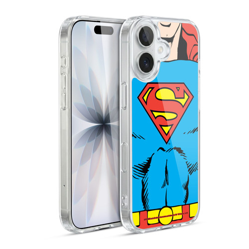 Superman DC Comics Logos Classic Costume Soft Gel Case for Apple iPhone 17