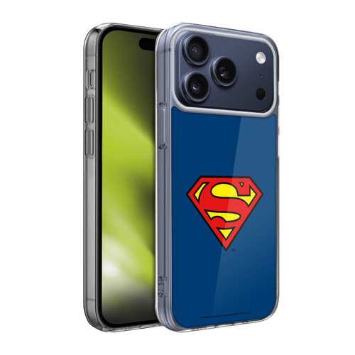 Superman DC Comics Logos Classic Soft Gel Case for Apple iPhone 17 Pro Max