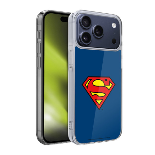 Superman DC Comics Logos Classic Soft Gel Case for Apple iPhone 17 Pro