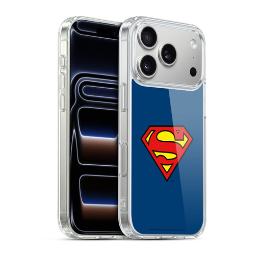 Superman DC Comics Logos Classic Soft Gel Case for Apple iPhone 17 Pro