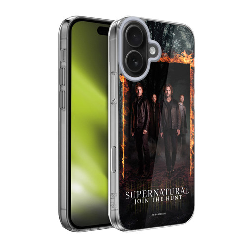 Supernatural Key Art Sam, Dean, Castiel & Crowley Soft Gel Case for Apple iPhone 17 Supernatural Key Art Sam, Dean, Castiel & Crowley Soft Gel Case for Apple iPhone 17