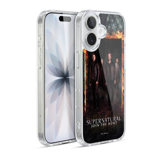 Supernatural Key Art Sam, Dean, Castiel & Crowley Soft Gel Case for Apple iPhone 17