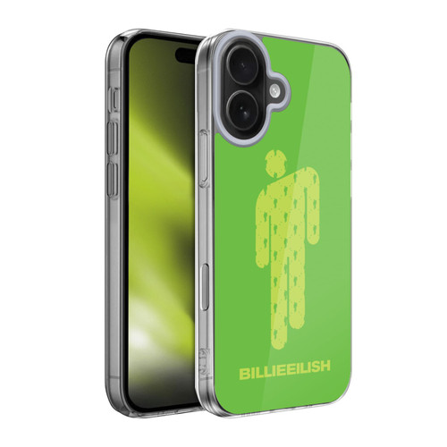 Billie Eilish Key Art Blohsh Green Soft Gel Case for Apple iPhone 17