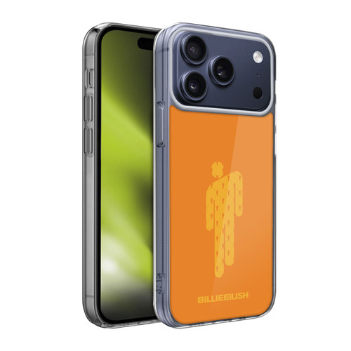 Billie Eilish Key Art Blohsh Orange Soft Gel Case for Apple iPhone 17 Pro Max