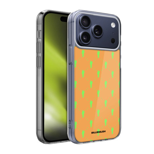 Billie Eilish Key Art Blohsh Pattern Soft Gel Case for Apple iPhone 17 Pro Max