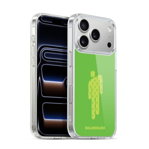 Billie Eilish Key Art Blohsh Green Soft Gel Case for Apple iPhone 17 Pro