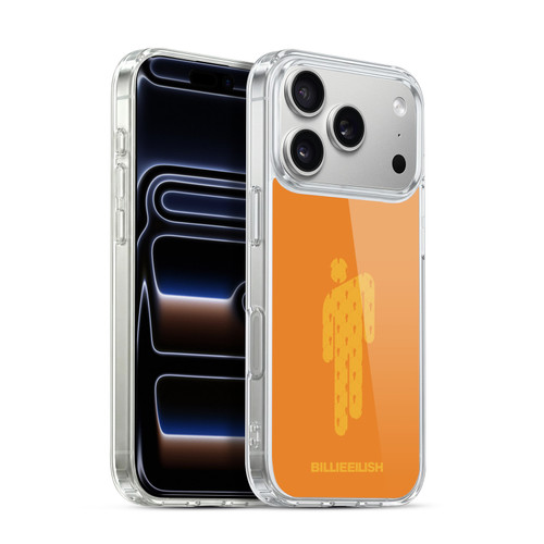 Billie Eilish Key Art Blohsh Orange Soft Gel Case for Apple iPhone 17 Pro