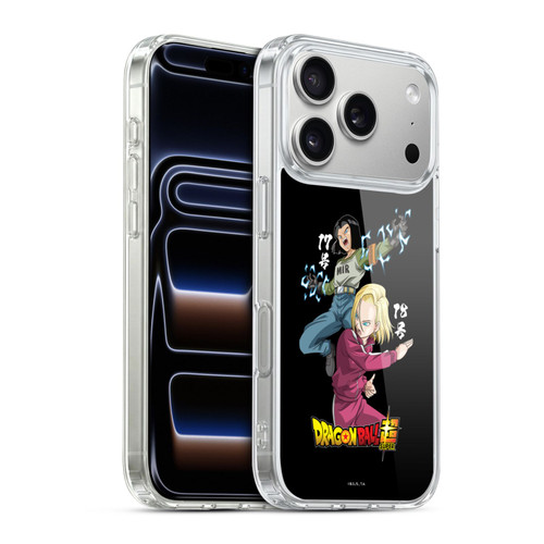 Dragon Ball Super Universe Survival Characters Android 17 & 18 Soft Gel Case for Apple iPhone 17 Pro