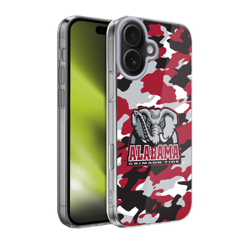 University Of Alabama UA The University Of Alabama Art Camou Soft Gel Case for Apple iPhone 17