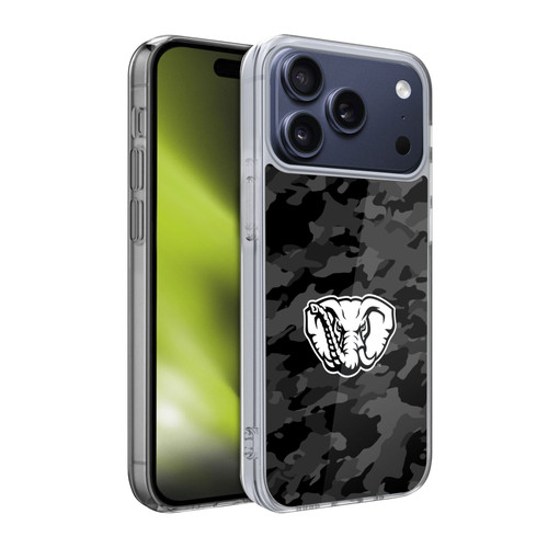 University Of Alabama UA The University Of Alabama Art Camou Mono Soft Gel Case for Apple iPhone 17 Pro