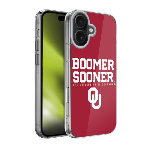 University of Oklahoma OU The University of Oklahoma Boomer Sooner Soft Gel Case for Apple iPhone 17