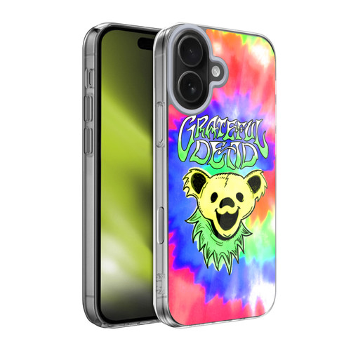 Grateful Dead Trends Bear Tie Dye Soft Gel Case for Apple iPhone 17