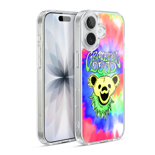 Grateful Dead Trends Bear Tie Dye Soft Gel Case for Apple iPhone 17