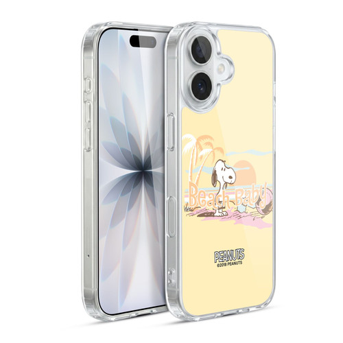 Peanuts Beach Snoopy Sunset Soft Gel Case for Apple iPhone 17