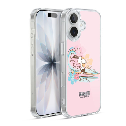 Peanuts Beach Snoopy Surf Soft Gel Case for Apple iPhone 17