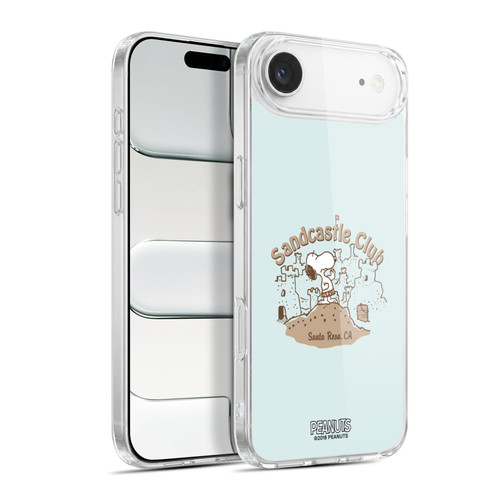 Peanuts Beach Snoopy Sand Castle Soft Gel Case for Apple iPhone 17 Air