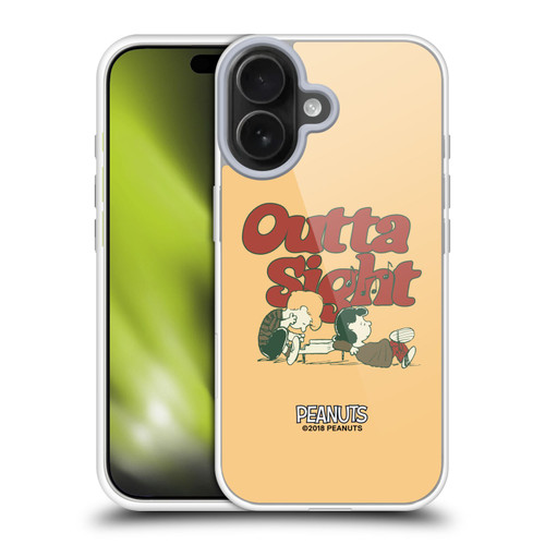 Peanuts Woodstock 50th Schroeder Lucy Outta Sight Soft Gel Case for Apple iPhone 17