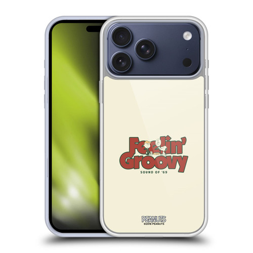 Peanuts Woodstock 50th Schroeder Snoopy Groovy Soft Gel Case for Apple iPhone 17 Pro Max