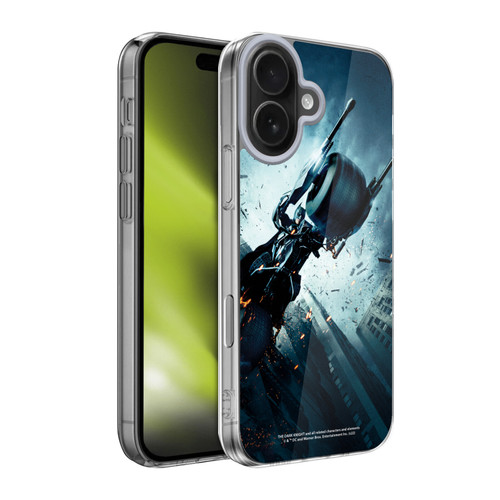 The Dark Knight Key Art Batman Batpod Soft Gel Case for Apple iPhone 17