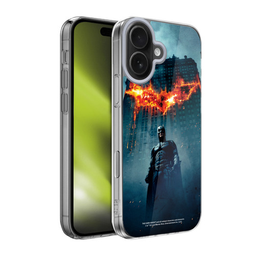 The Dark Knight Key Art Batman Poster Soft Gel Case for Apple iPhone 17