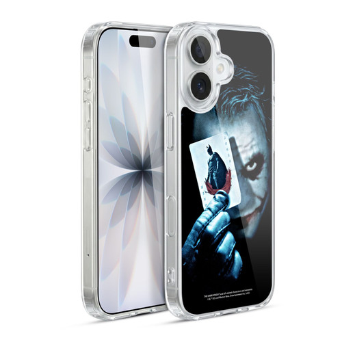 The Dark Knight Key Art Joker Card Soft Gel Case for Apple iPhone 17