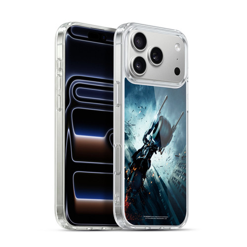 The Dark Knight Key Art Batman Batpod Soft Gel Case for Apple iPhone 17 Pro Max